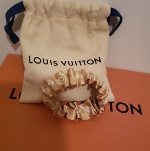 Authentic Louis Vuitton handmade hair tie.